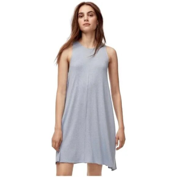ARITZIA - wilfred free Rosa swing dress sleeveless soft grey size medium - Picture 1 of 7